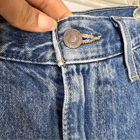 Levi's Premium High Loose Denim Shorts sz 31 Relaxed Fit Americana Summer Beach - Picture 15 of 16